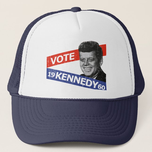 JFK Kennedy Election Trucker Hat (Front)