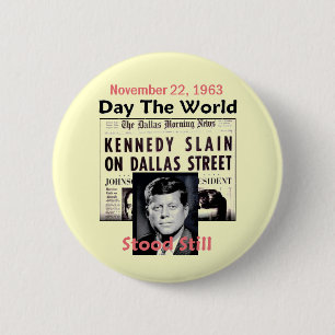 JFK KILLED Button