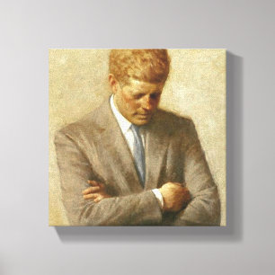 JFK Painting On Canvas