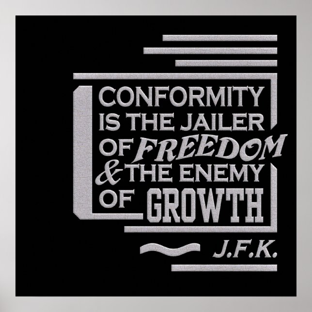 JFK quote poster (Front)