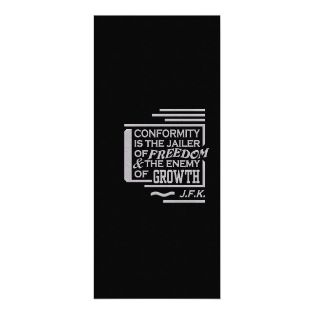 JFK quote rack card - customise (Front)