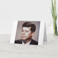 JFK Repair The Roof Famous Quote