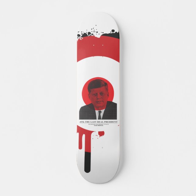 JFK skateboard deck (Front)