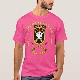 JFK Special Warfare Centre School SSI w Branch Vet T-Shirt