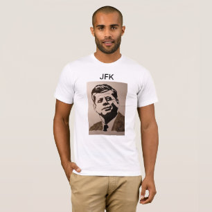 JFK T-Shirt Painted by Mark Elsen and produced