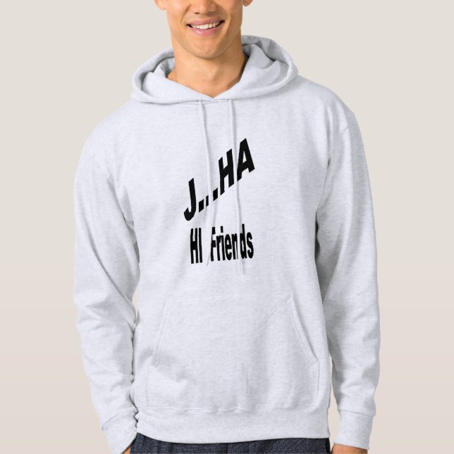 JHA FAMOUS CLOWN Ash Hair Sweat Hoodie (Front)