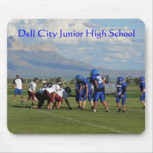 JHS FBall game, Dell City Junior High School Mouse Pad