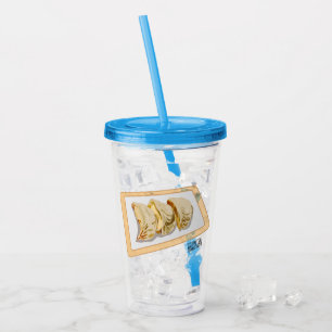Jiaozi / Chinese dumplings cartoon illustration Acrylic Tumbler