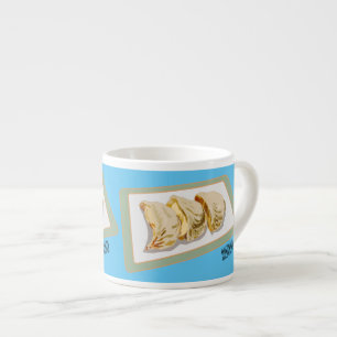 Jiaozi / Chinese dumplings cartoon illustration Espresso Cup