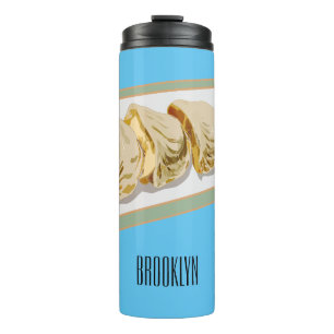 Jiaozi / Chinese dumplings cartoon illustration Thermal Tumbler