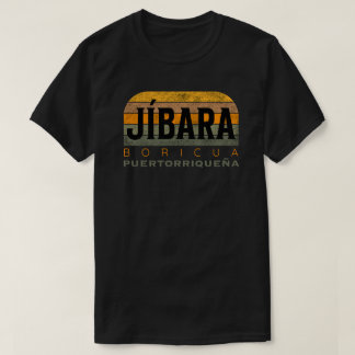 Jibara Boricua Puertorriqueña T-Shirt