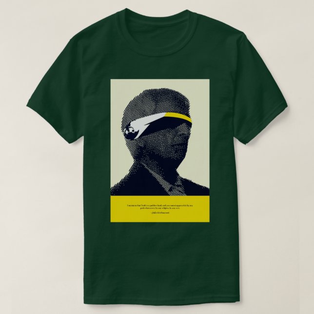 Jiddu Krishnamurti T-Shirt (Design Front)