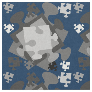 Jigsaw Jumble Fabric