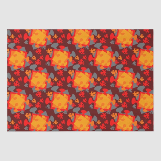 Jigsaw Jumble Tissue Paper (Front)