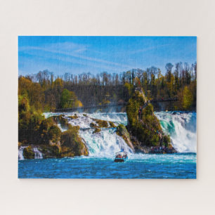 Jigsaw of Rhine falls WaterfallS Switzerland. Puzzle