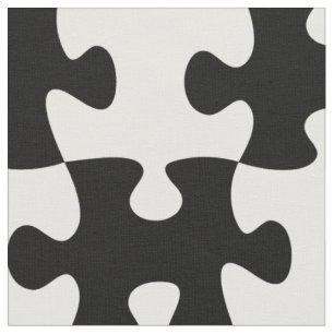 Jigsaw pattern fabric