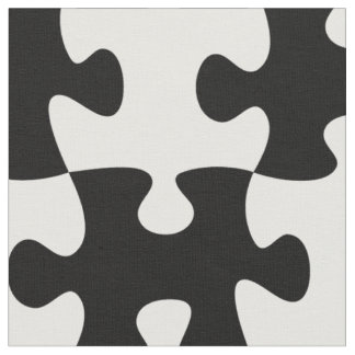 Jigsaw pattern fabric