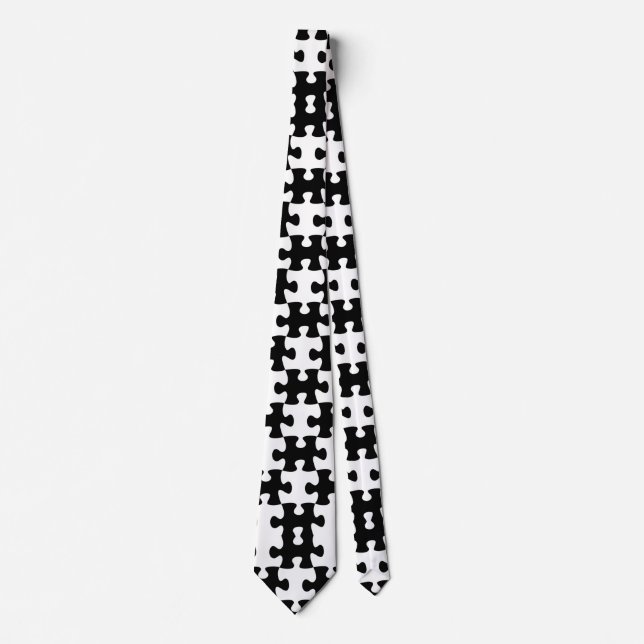 Jigsaw pattern tie (Front)