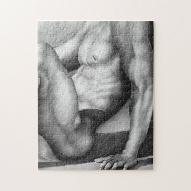 Jigsaw Puzzle 11x14 Male Bodybuilder Art Gift Box (Vertical)