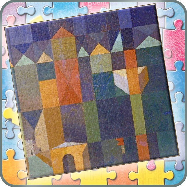 JIGSAW PUZZLE 20x20 - "City of Towers" - Paul Klee (Creator Uploaded)