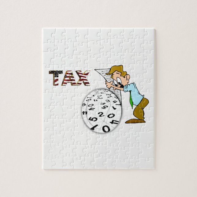 Jigsaw Puzzle Accountant (Vertical)