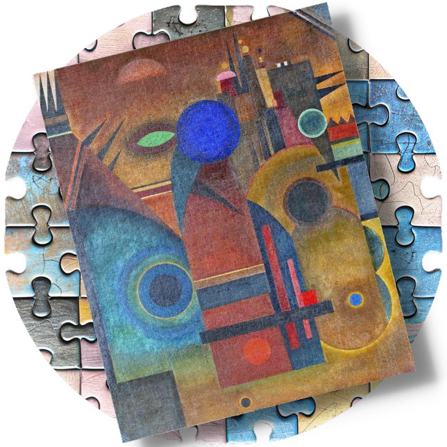 JIGSAW PUZZLE - "Brown Silence" -Wassily Kandinsky (Creator Uploaded)