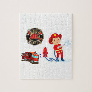 Jigsaw Puzzle Fireman