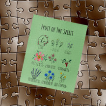 Jigsaw Puzzle Fruit of Spirit  Christian Scripture
