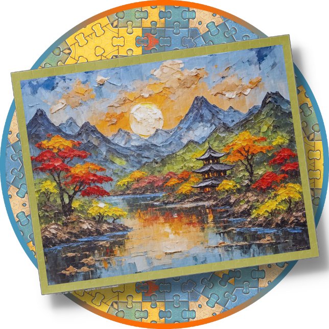 JIGSAW PUZZLE - Japanese Landscape - Digital Art (Creator Uploaded)