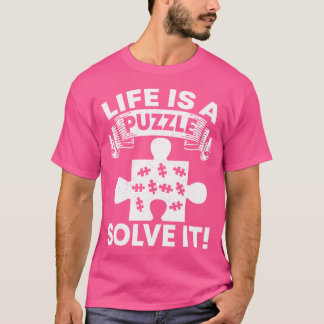 Jigsaw Puzzle Master Puzzle Lover T-Shirt