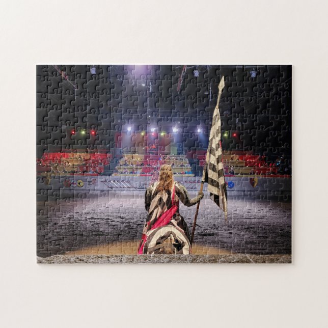 Jigsaw Puzzle - Mediaeval Knight on Horse (Horizontal)