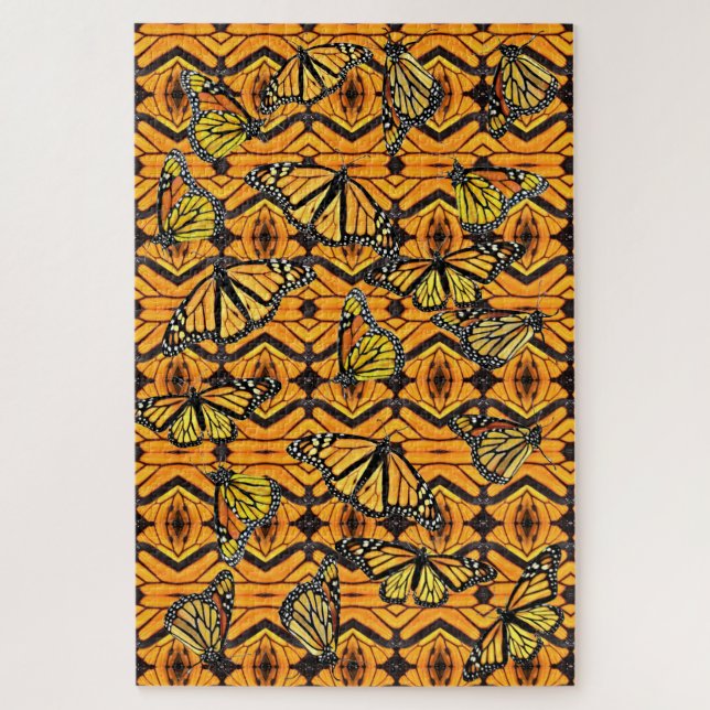 Jigsaw Puzzle Monarch Collage (Vertical)
