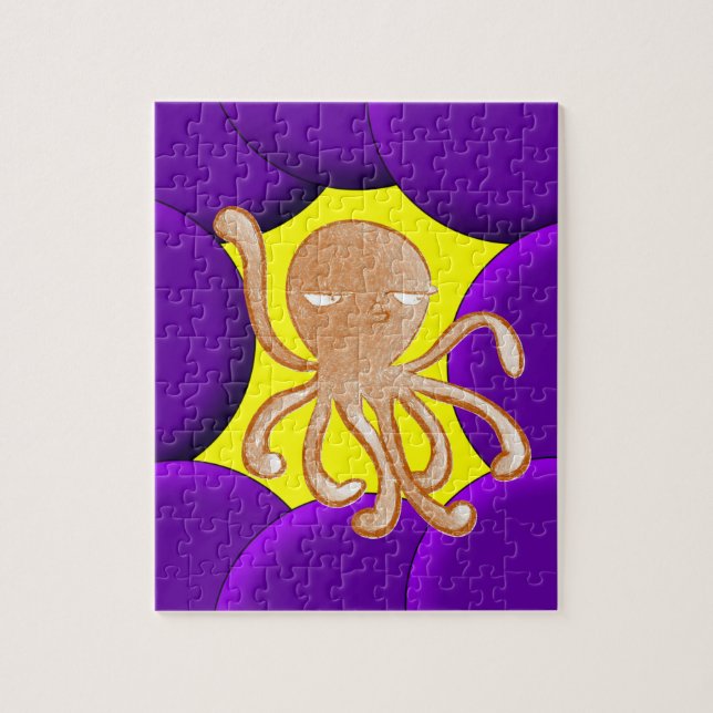 Jigsaw Puzzle Octopus (Vertical)