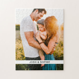 Jigsaw Puzzle Photo & Text Edge Print