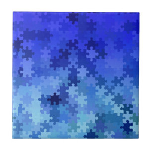 Jigsaw Puzzle Pieces Design Tile