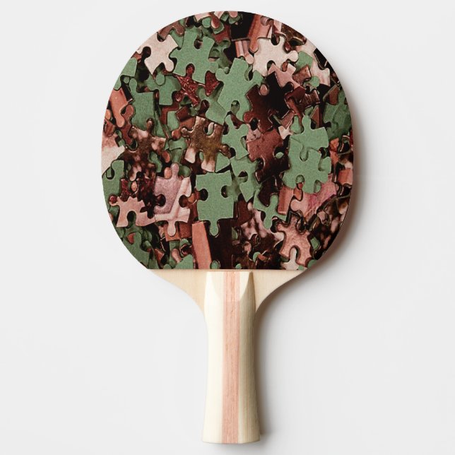 Jigsaw Puzzle Ping Pong Paddle (Front)