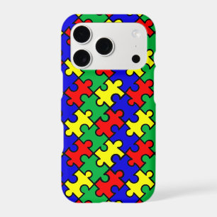Jigsaw Puzzle Seamless Pattern