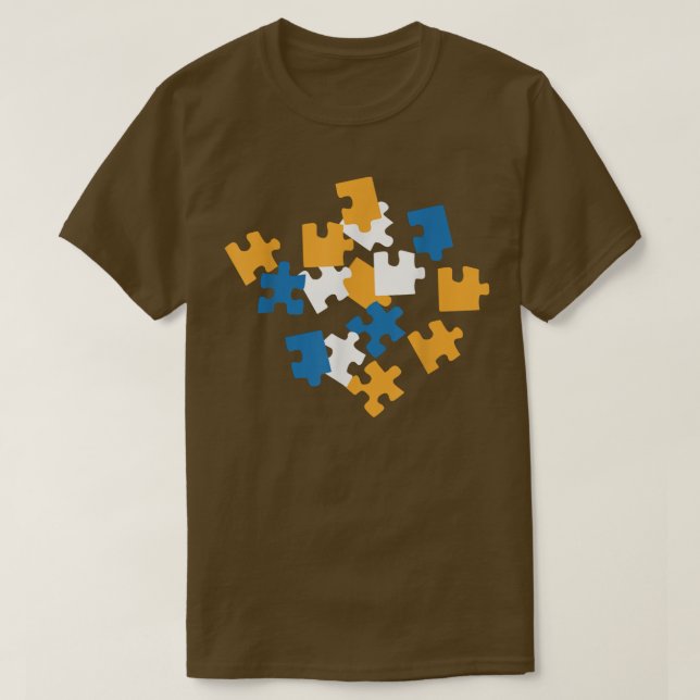 Jigsaw puzzle  T-Shirt (Design Front)
