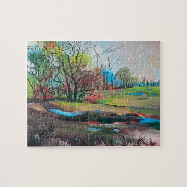 Jigsaw Puzzle Very Pretty Landscape by JP Denyer (Horizontal)