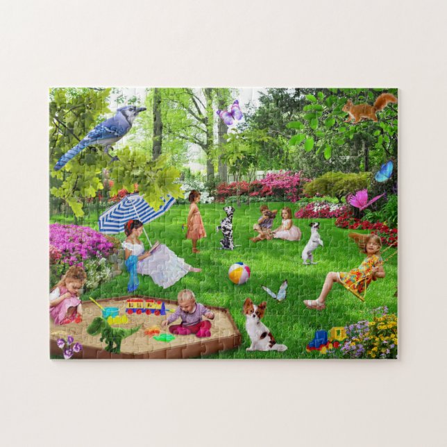jigsaw puzzles nature puzzle for kids animals dog (Horizontal)