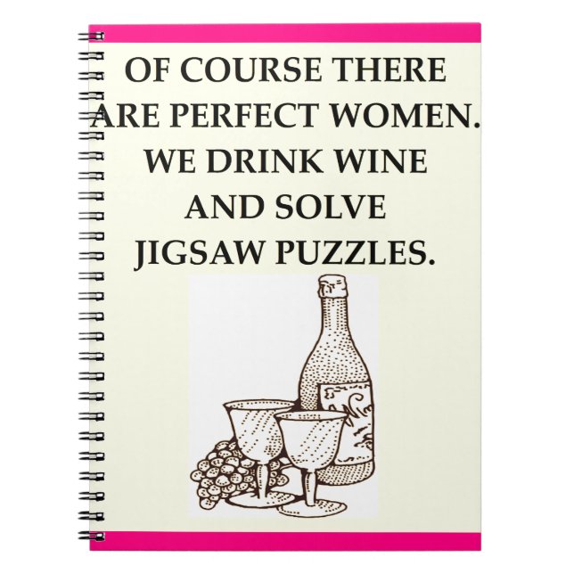 jigsaw puzzles spiral notebook (Front)