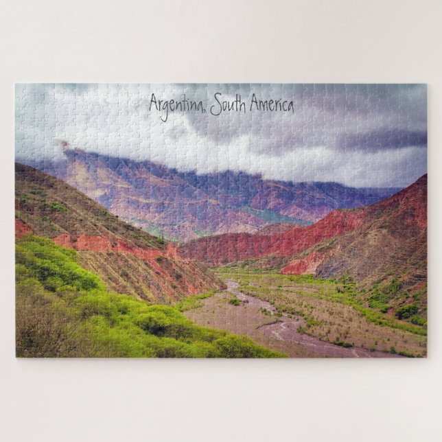Jigsaw Travel Colourful Argentina Scenic Landscape Puzzle (Horizontal)
