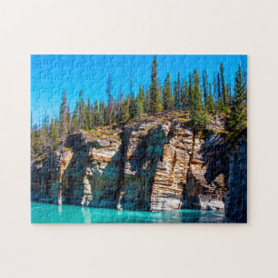 Jigsaws Athabasca River Jasper Canada. Jigsaw Puzzle