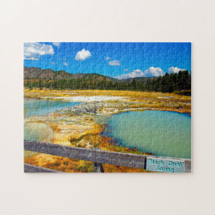 Jigsaws Black Opal Springs Yellowstone. Jigsaw Puzzle