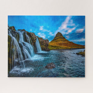 Jigsaws kirkjufell waterfall Iceland. Jigsaw Puzzle