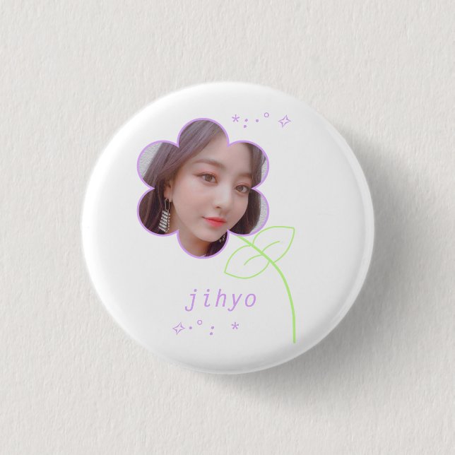 Jihyo Kpop Twice Cute Teen Aesthetic 3 Cm Round Badge (Front)