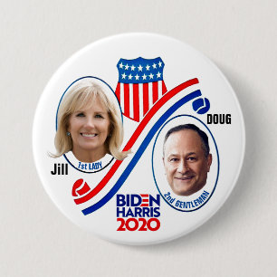 Jill & Doug 2020 7.5 Cm Round Badge