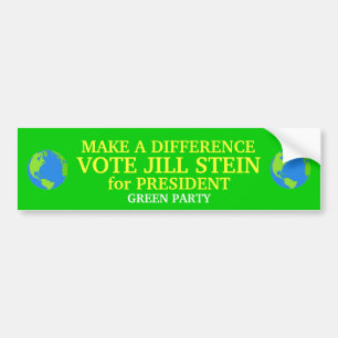 Jill Stein 2012 bumper sticker