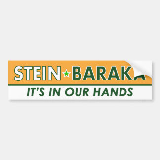 Jill Stein / Baraka - Green Party Bumper Sticker