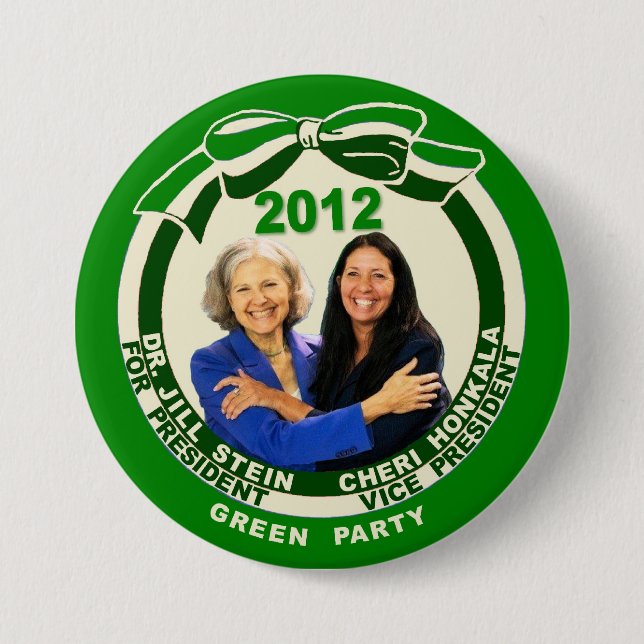 Jill Stein / Cheri Honkala 2012 7.5 Cm Round Badge (Front)